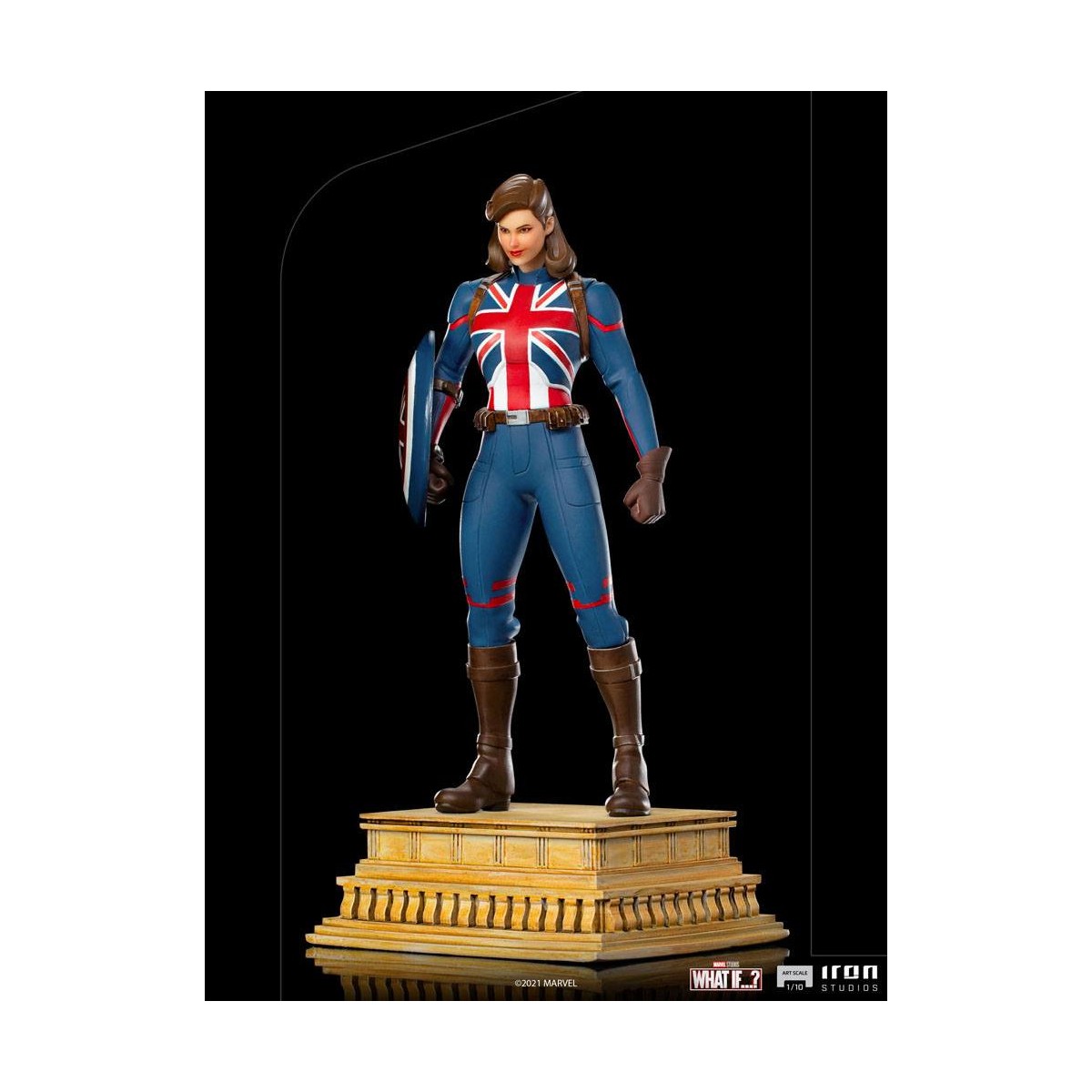 Iron Studios Marvel - What If...? Statuetta del capitano Carter 1/10 Art Scale