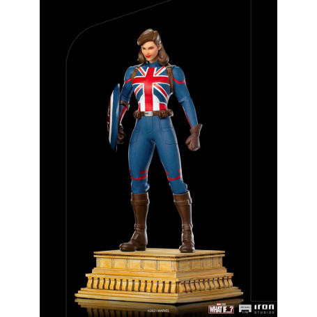 Iron Studios Marvel - What If...? Statuetta del capitano Carter 1/10 Art Scale