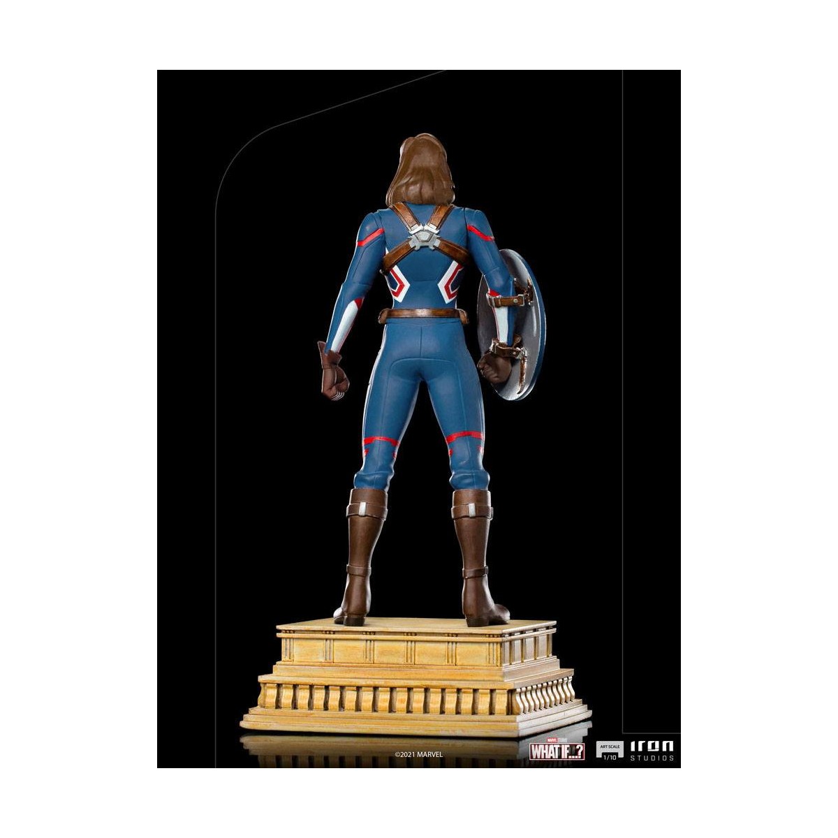 Iron Studios Marvel - What If...? Statuetta del capitano Carter 1/10 Art Scale