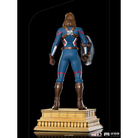 Iron Studios Marvel - What If...? Statuetta del capitano Carter 1/10 Art Scale