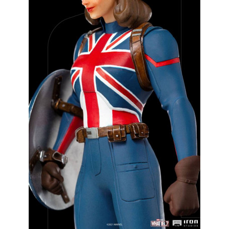 Iron Studios Marvel - What If...? Statuetta del capitano Carter 1/10 Art Scale
