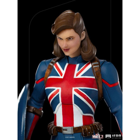 Iron Studios Marvel - What If...? Statuetta del capitano Carter 1/10 Art Scale