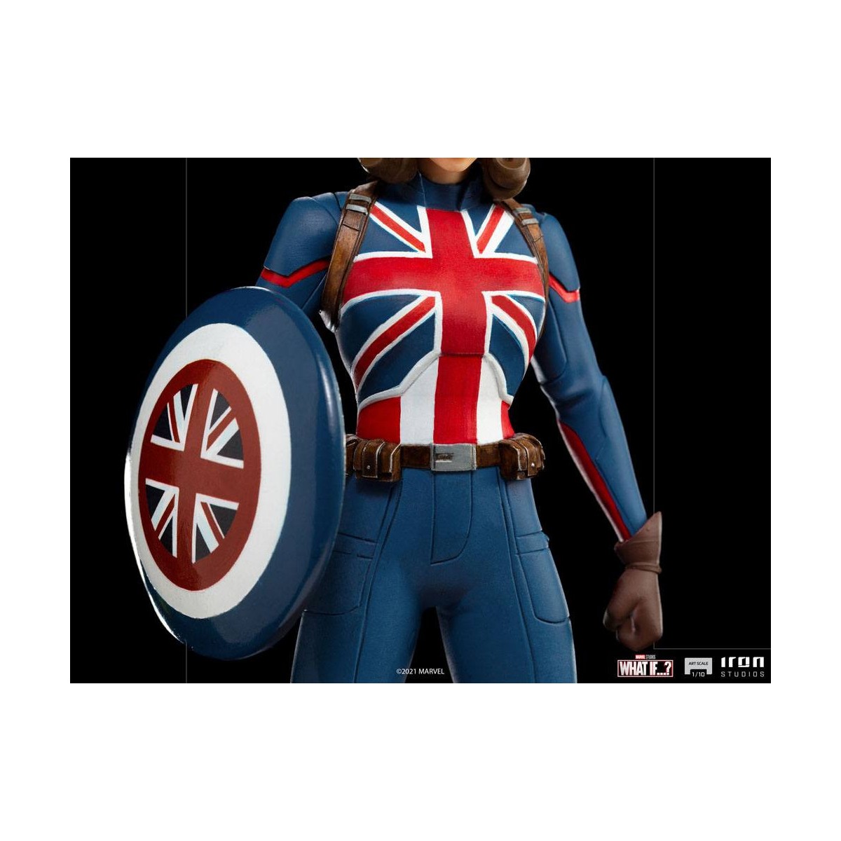 Iron Studios Marvel - What If...? Statuetta del capitano Carter 1/10 Art Scale