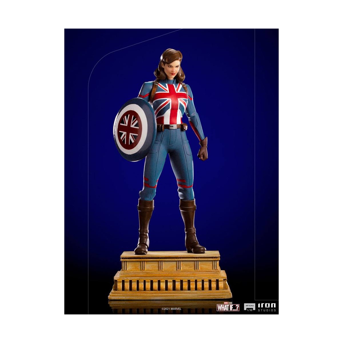 Iron Studios Marvel - What If...? Statuetta del capitano Carter 1/10 Art Scale