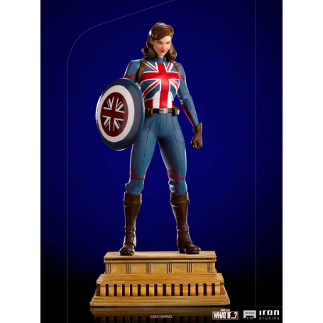 Iron Studios Marvel - What If...? Statuetta del capitano Carter 1/10 Art Scale