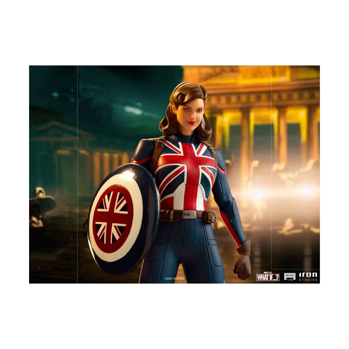 Iron Studios Marvel - What If...? Statuetta del capitano Carter 1/10 Art Scale