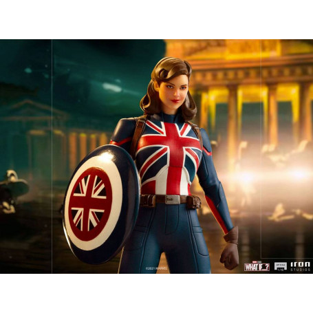 Iron Studios Marvel - What If...? Statuetta del capitano Carter 1/10 Art Scale