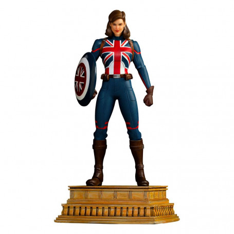 Iron Studios Marvel - What If...? Statuetta del capitano Carter 1/10 Art Scale
