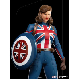 Iron Studios Marvel - What If...? Statuetta del capitano Carter 1/10 Art Scale