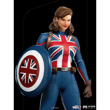 Iron Studios Marvel - What If...? Statuetta del capitano Carter 1/10 Art Scale
