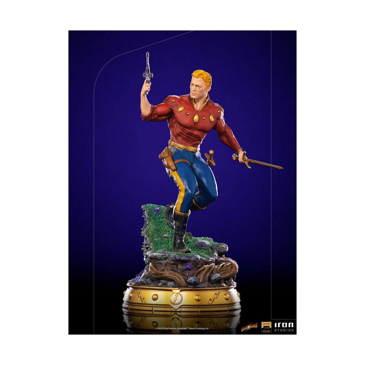 Iron Studios - Flash Gordon Statuette 1/10 Deluxe Art Scale - Defenders of the Earth