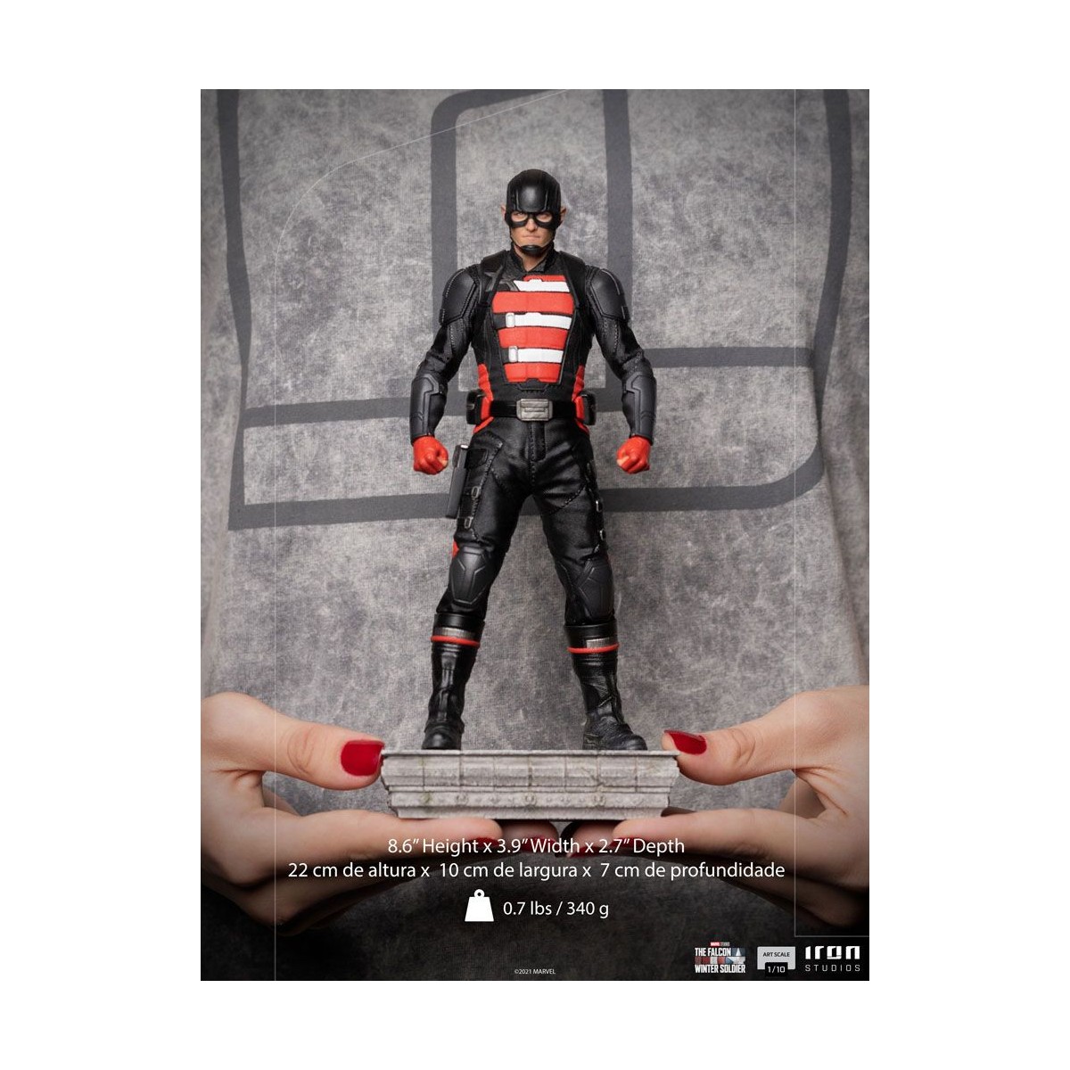Iron Studios - John Walker U.S. Agent - The Falcon and The Winter Soldier statuetta 1/10 Art Scale