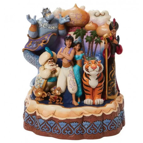 Enesco Disney Traditions - Aladdin - Intagliato dal cuore