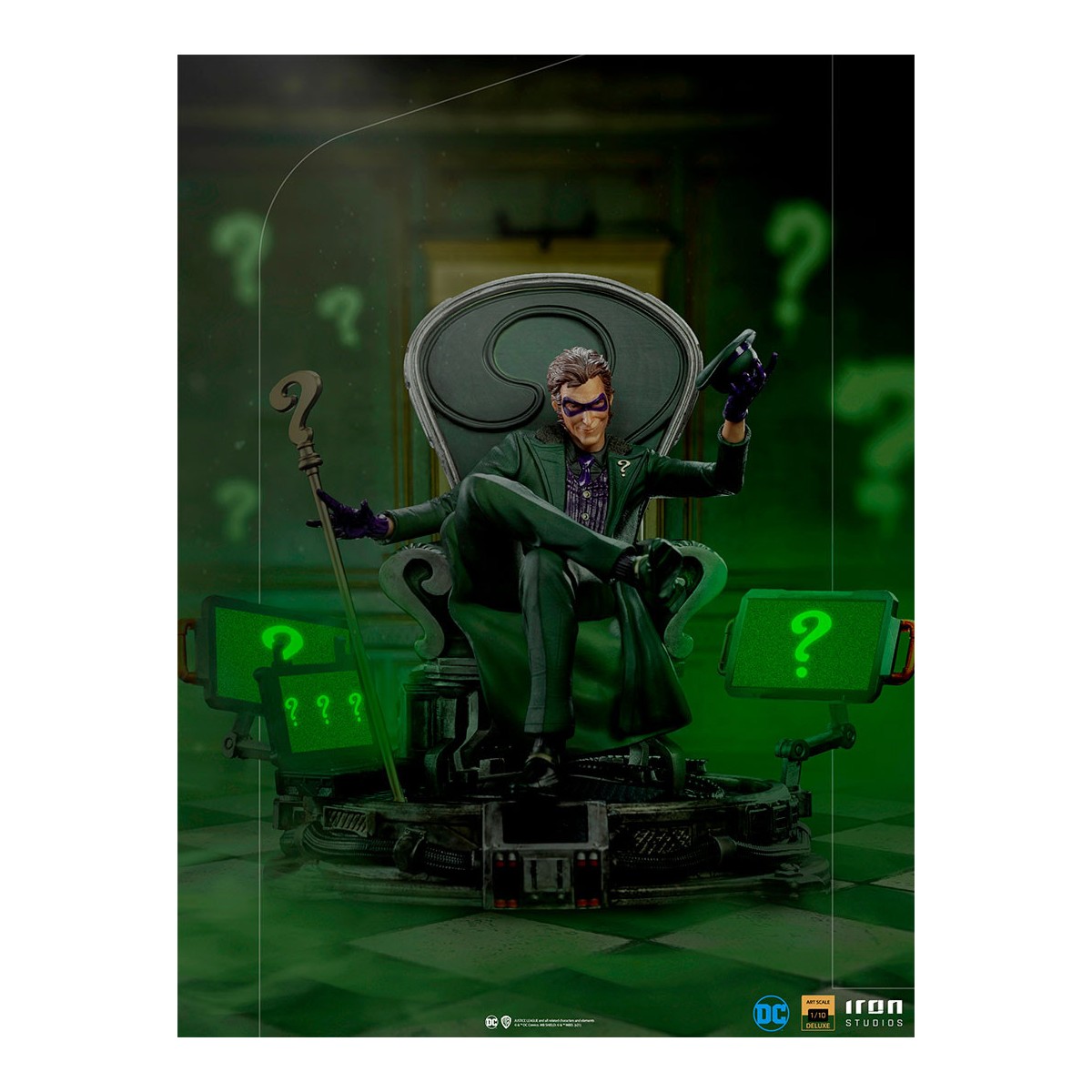 Iron Studios - The Riddler Deluxe - DC Comics Series 7 - Art Scale 1/10