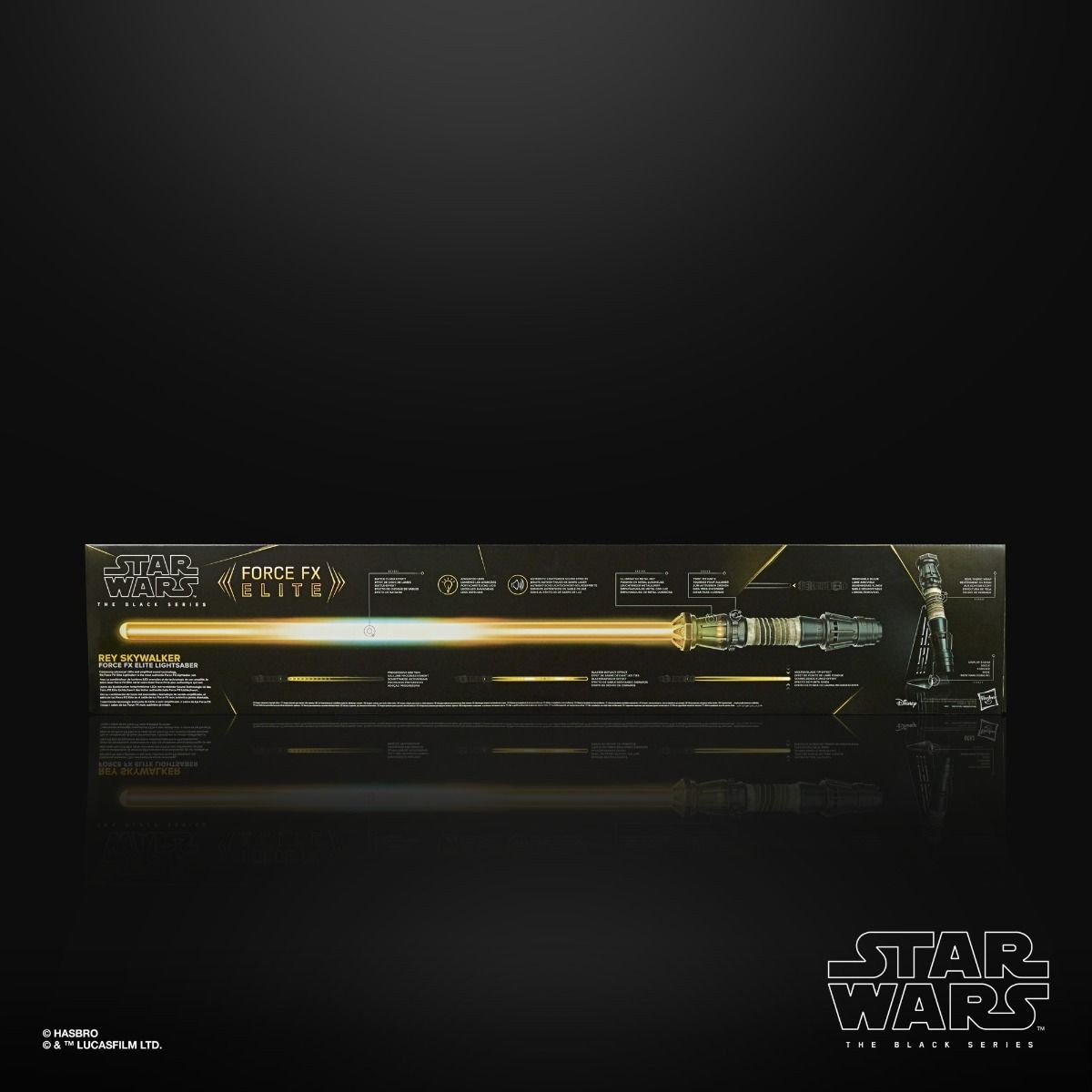 Hasbro - Spada laser Rei Force Fx - Nero Serie Replica Versione Elite
