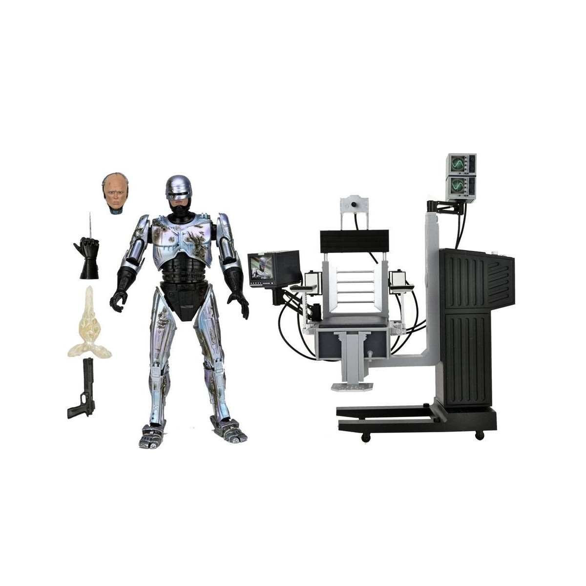Neca - RoboCop - Ultimate Battle Damaged RoboCop con sedia