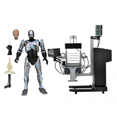 Neca - RoboCop - Ultimate Battle Damaged RoboCop con sedia