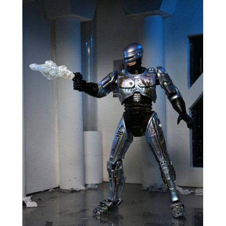 Neca - RoboCop - Ultimate Battle Damaged RoboCop con sedia