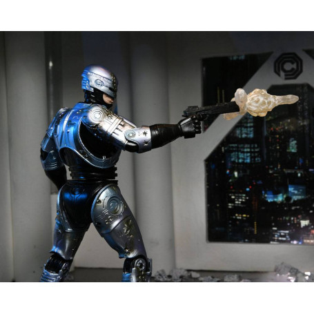 Neca - RoboCop - Ultimate Battle Damaged RoboCop con sedia