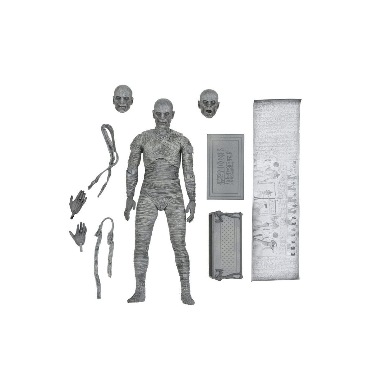 NECA - Ultimate The Mummy versione in bianco e nero - Mostri universali