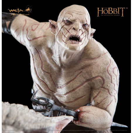Weta Statue Hobbit Azog The Defiler on Warg