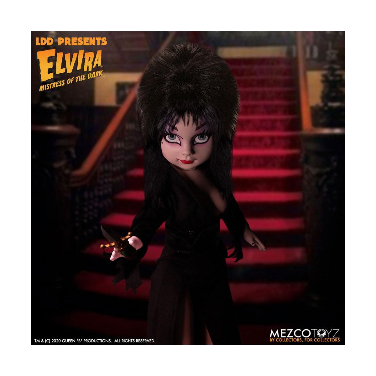 Mezco Living dead Dolls - Elvira Mistress of the Dark
