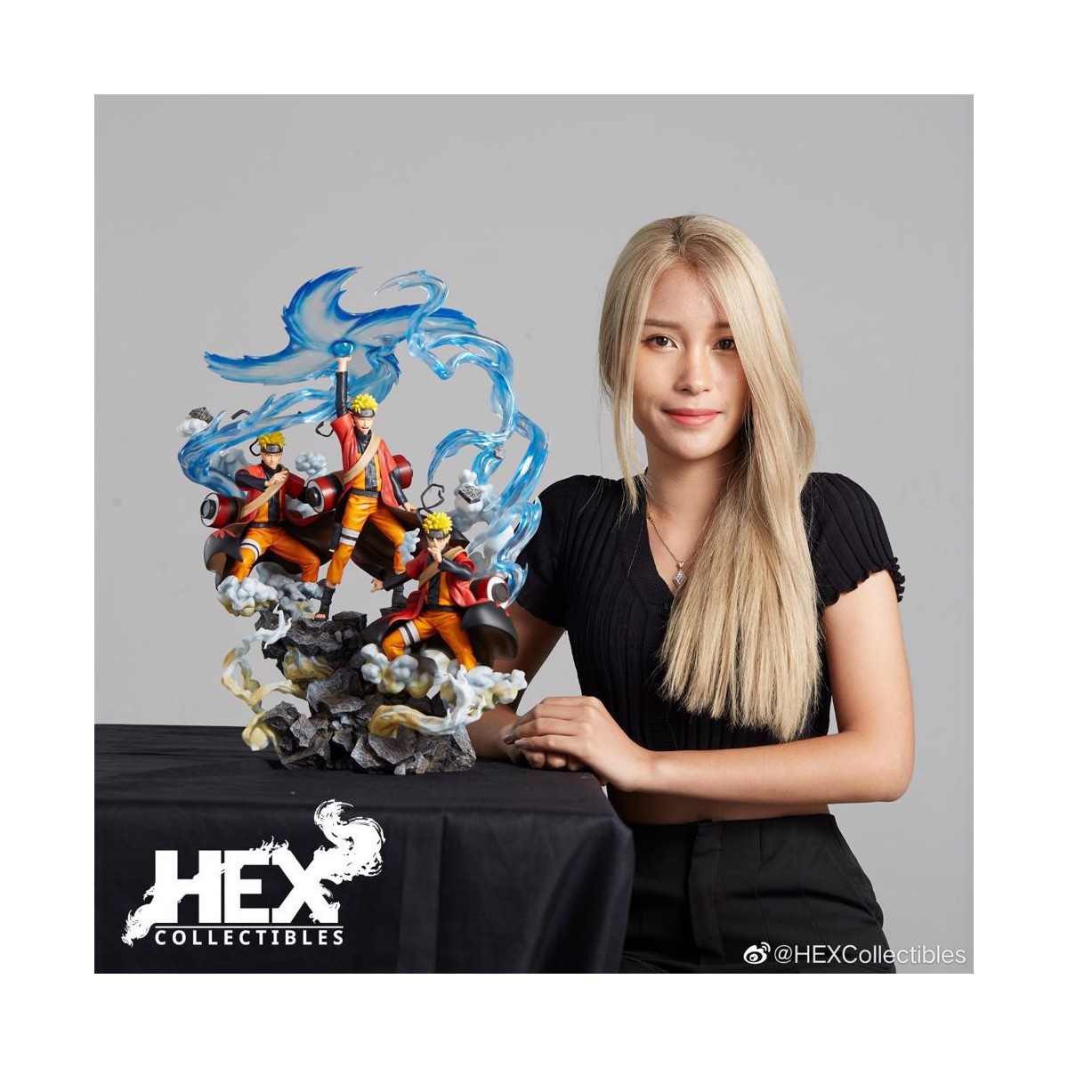 Hex Collectibles - Uzumaki Naruto Senjutsu Futon RasenShuriken - Naruto Shippuden statua 1/8 