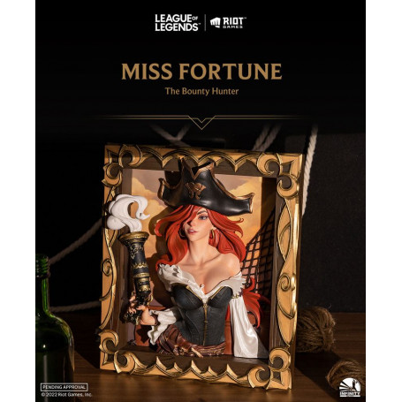 Infinity Studio - Il cacciatore di taglie Miss Fortune 3D Frame - League of Legends