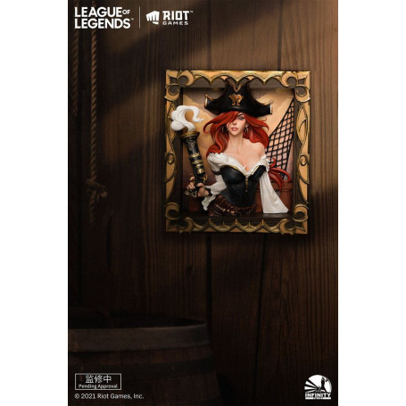 Infinity Studio - Il cacciatore di taglie Miss Fortune 3D Frame - League of Legends