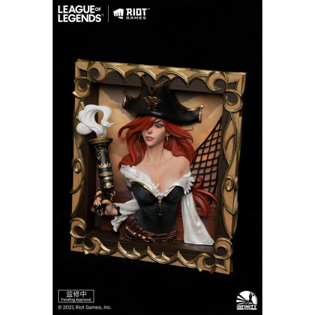 Infinity Studio - Il cacciatore di taglie Miss Fortune 3D Frame - League of Legends