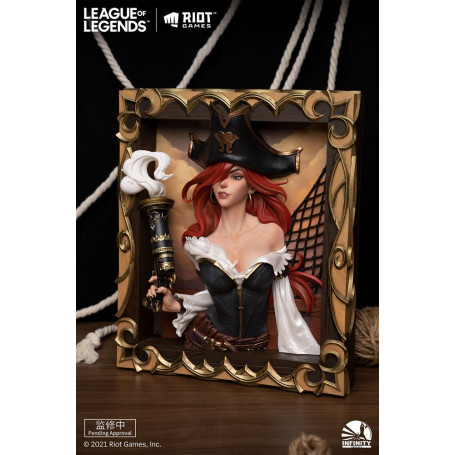 Infinity Studio - Il cacciatore di taglie Miss Fortune 3D Frame - League of Legends