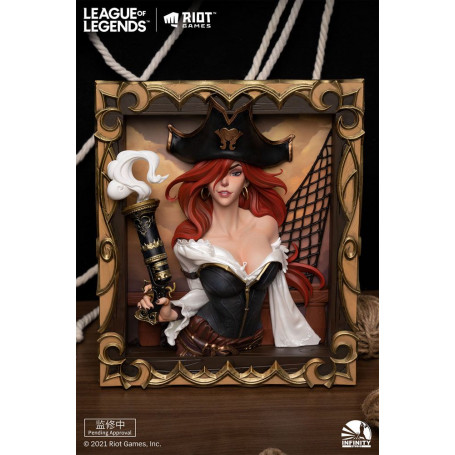 Infinity Studio - Il cacciatore di taglie Miss Fortune 3D Frame - League of Legends