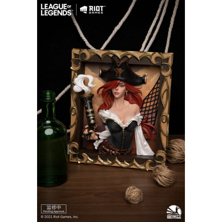 Infinity Studio - Il cacciatore di taglie Miss Fortune 3D Frame - League of Legends