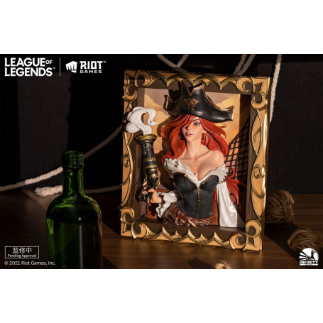 Infinity Studio - Il cacciatore di taglie Miss Fortune 3D Frame - League of Legends