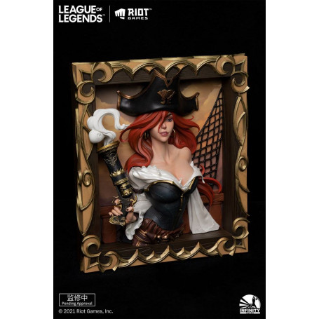 Infinity Studio - Il cacciatore di taglie Miss Fortune 3D Frame - League of Legends