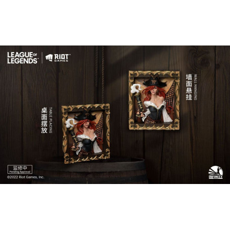 Infinity Studio - Il cacciatore di taglie Miss Fortune 3D Frame - League of Legends