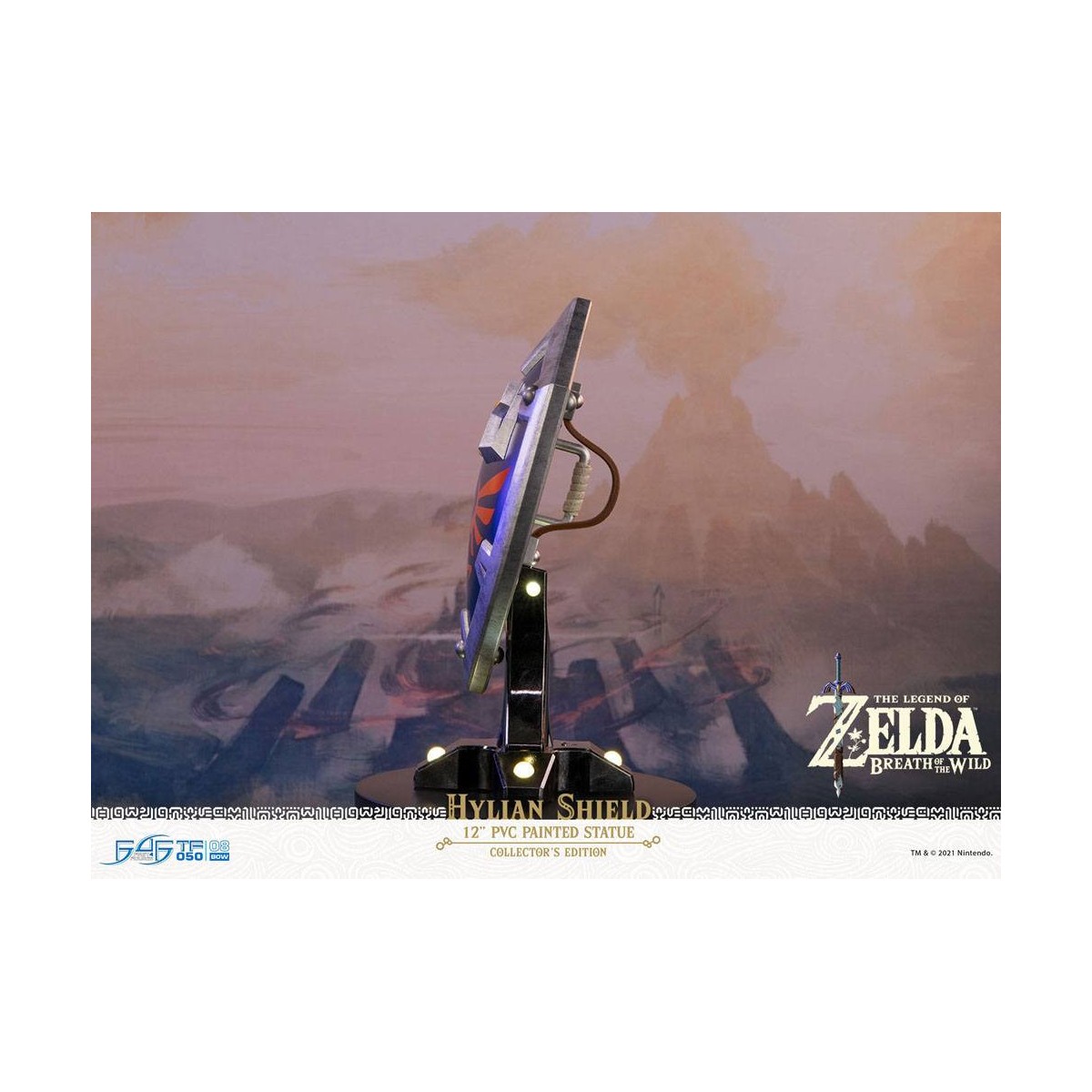 First 4 Figures - Zelda - Hylian Shield Collector's Edition - Breath of the Wild statua in PVC