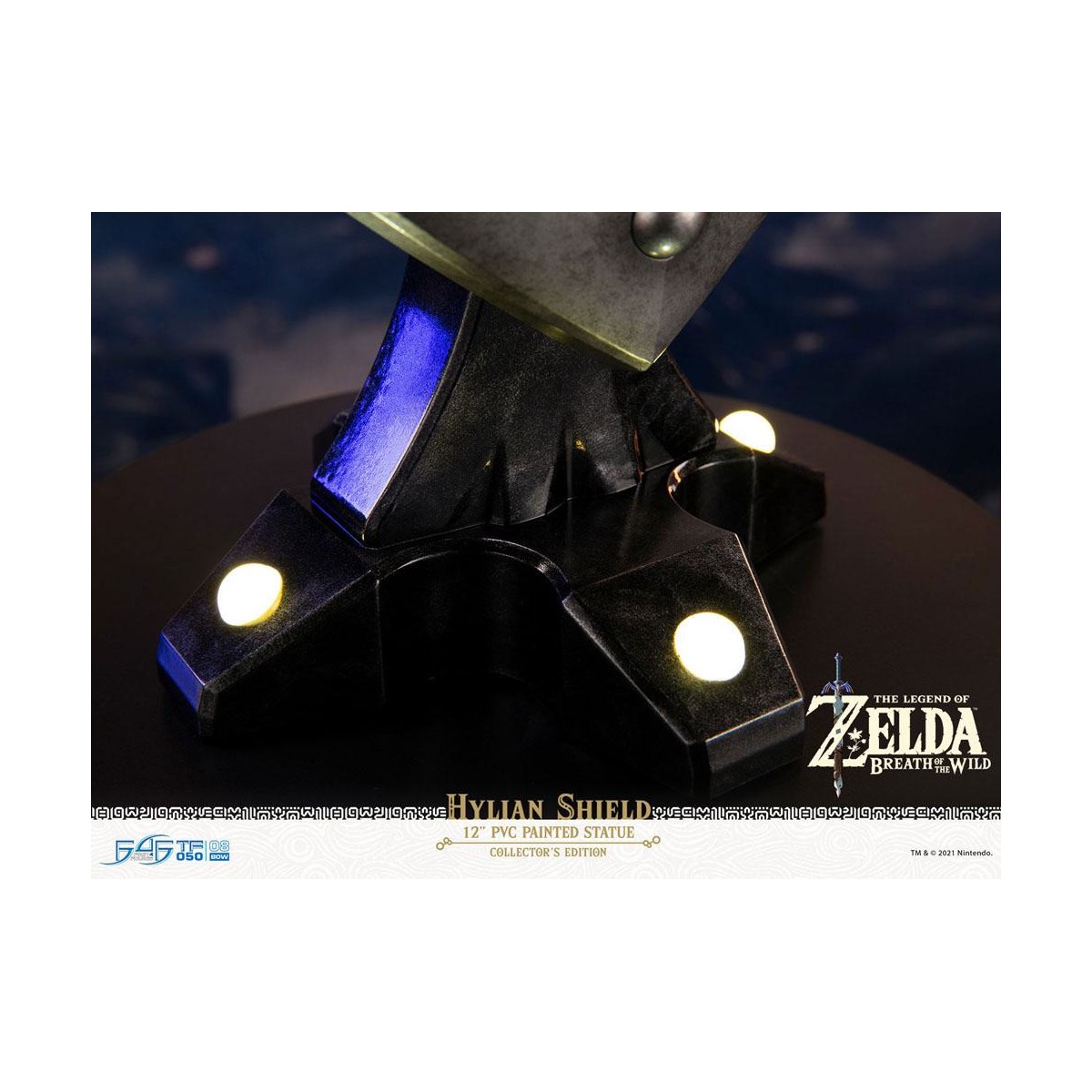 First 4 Figures - Zelda - Hylian Shield Collector's Edition - Breath of the Wild statua in PVC