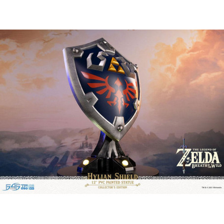 First 4 Figures - Zelda - Hylian Shield Collector's Edition - Breath of the Wild statua in PVC