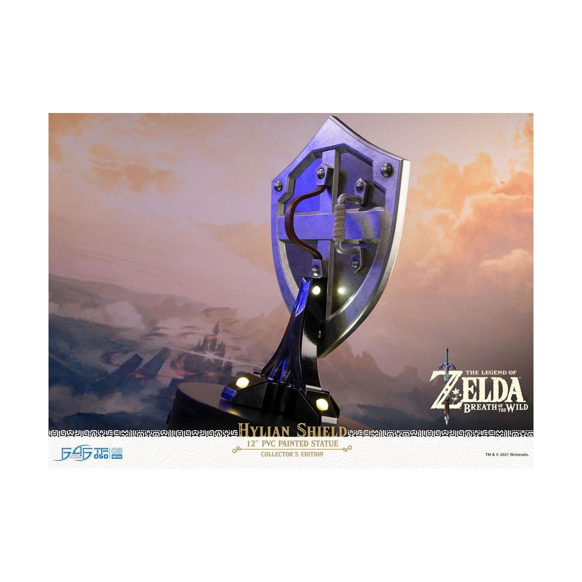 First 4 Figures - Zelda - Hylian Shield Collector's Edition - Breath of the Wild statua in PVC