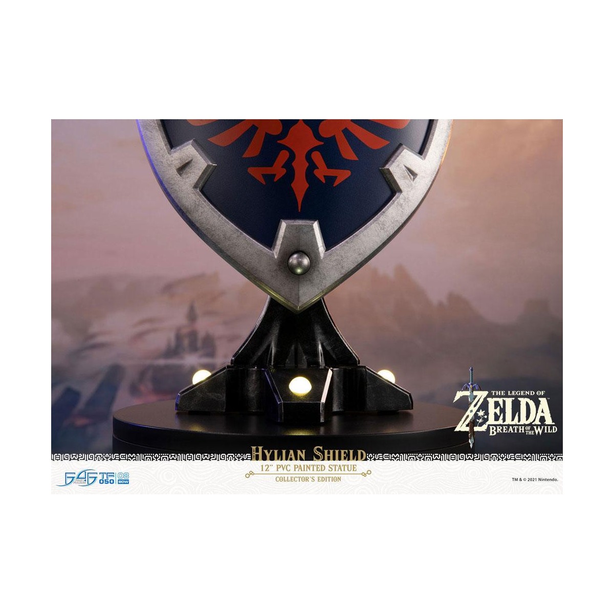 First 4 Figures - Zelda - Hylian Shield Collector's Edition - Breath of the Wild statua in PVC