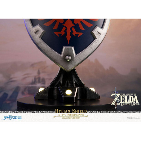First 4 Figures - Zelda - Hylian Shield Collector's Edition - Breath of the Wild statua in PVC