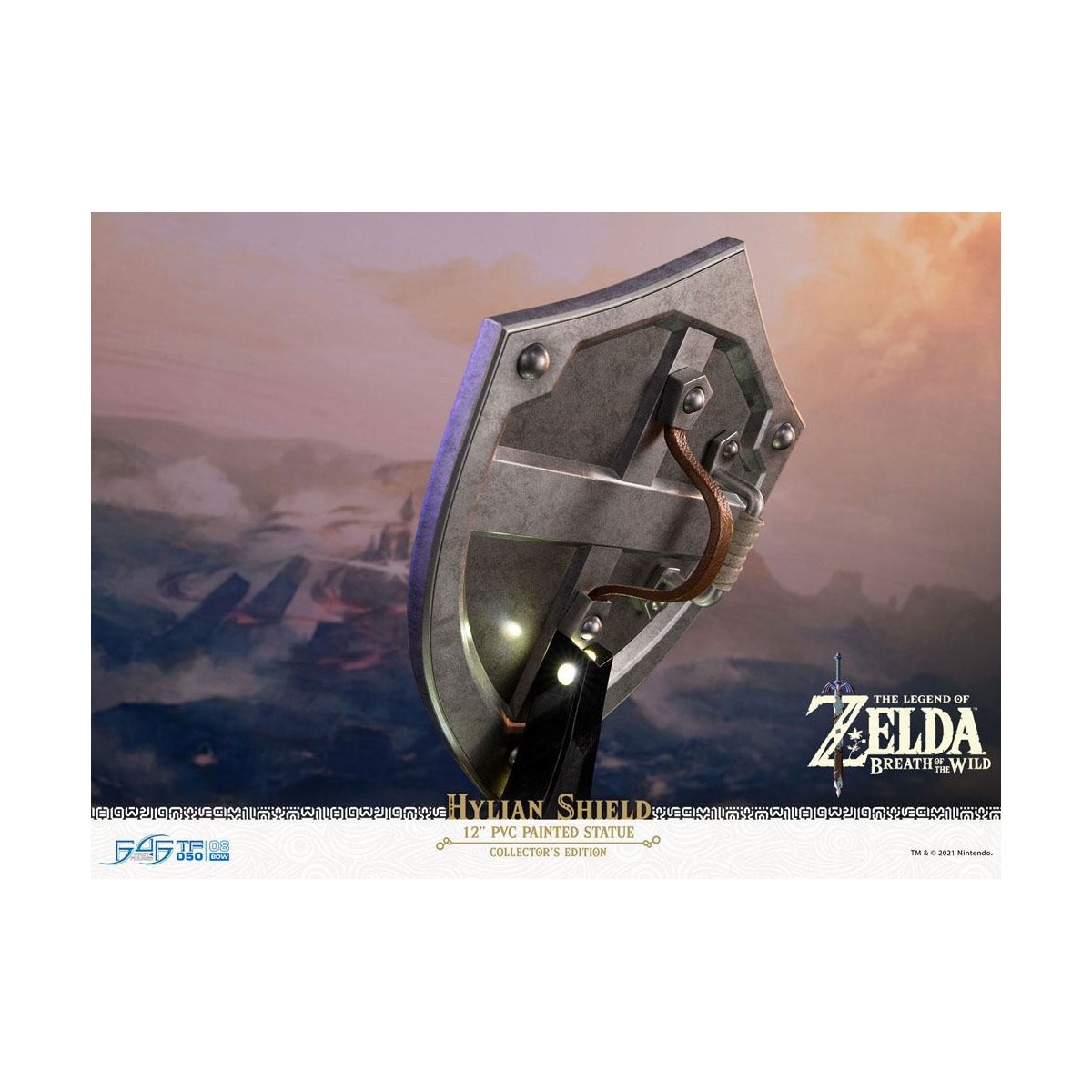 First 4 Figures - Zelda - Hylian Shield Collector's Edition - Breath of the Wild statua in PVC