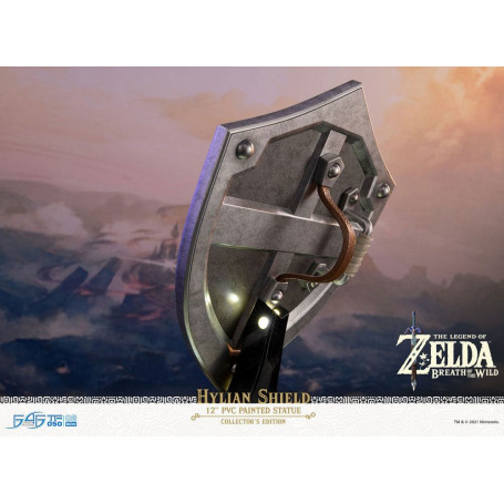 First 4 Figures - Zelda - Hylian Shield Collector's Edition - Breath of the Wild statua in PVC