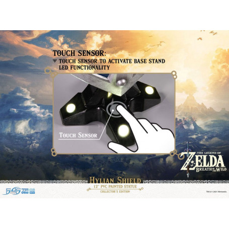 First 4 Figures - Zelda - Hylian Shield Collector's Edition - Breath of the Wild statua in PVC