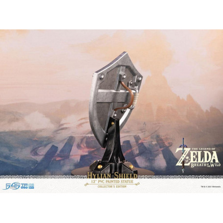 First 4 Figures - Zelda - Hylian Shield Collector's Edition - Breath of the Wild statua in PVC