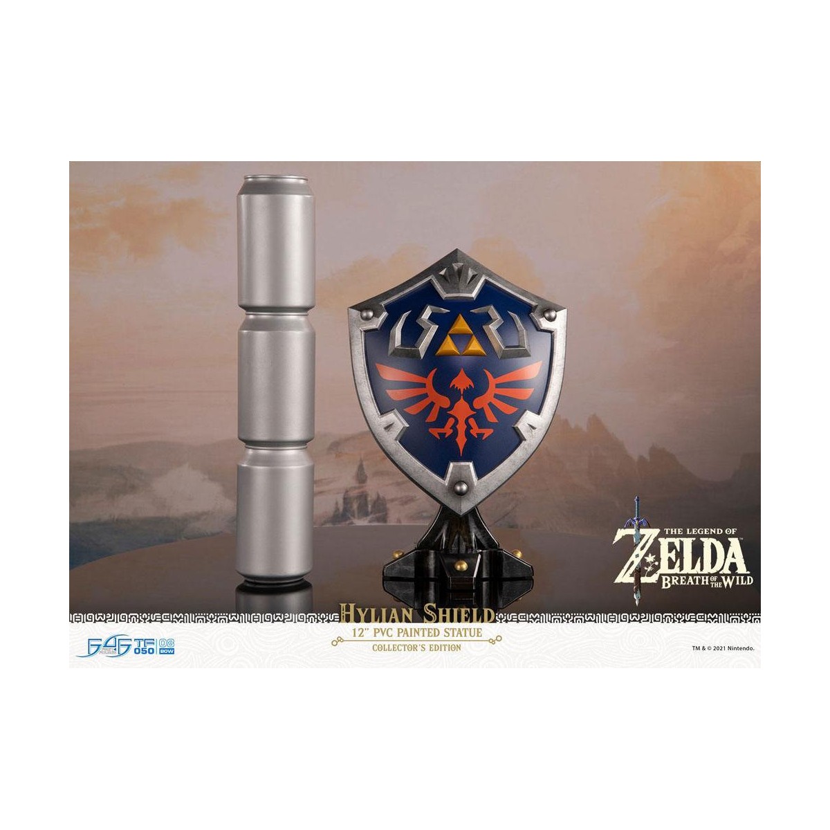 First 4 Figures - Zelda - Hylian Shield Collector's Edition - Breath of the Wild statua in PVC