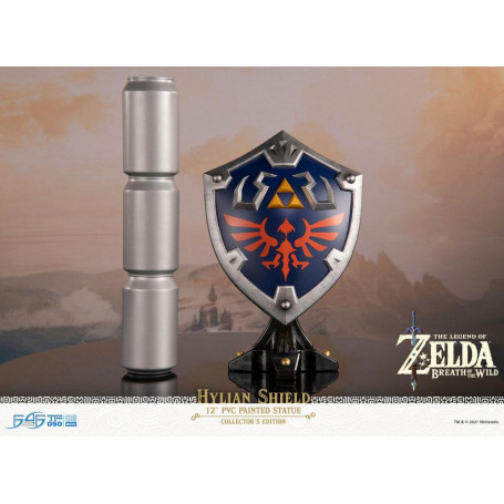 First 4 Figures - Zelda - Hylian Shield Collector's Edition - Breath of the Wild statua in PVC