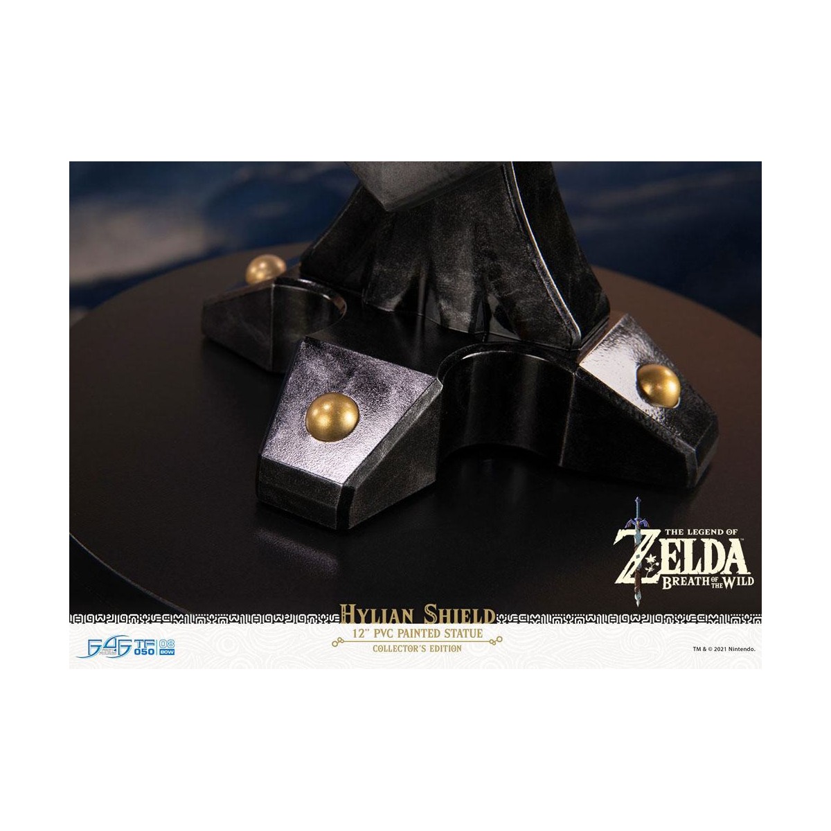 First 4 Figures - Zelda - Hylian Shield Collector's Edition - Breath of the Wild statua in PVC
