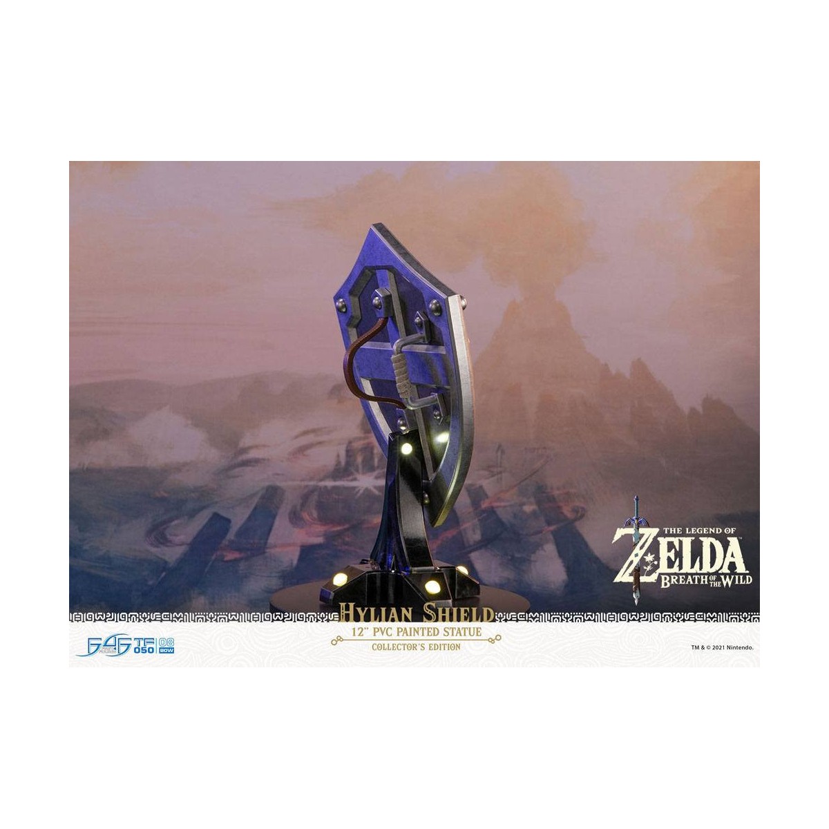 First 4 Figures - Zelda - Hylian Shield Collector's Edition - Breath of the Wild statua in PVC